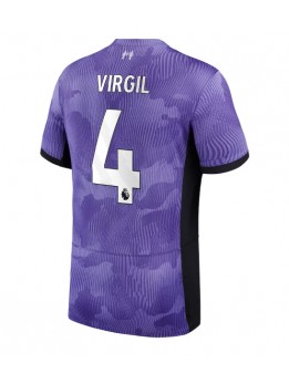 Billige Liverpool Virgil van Dijk #4 Tredjedrakt 2023-24 Kortermet